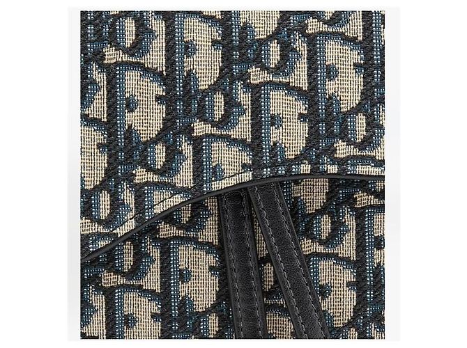 Dior Piccola Pochette a Catena Blue Oblique Jacquard - vista 6