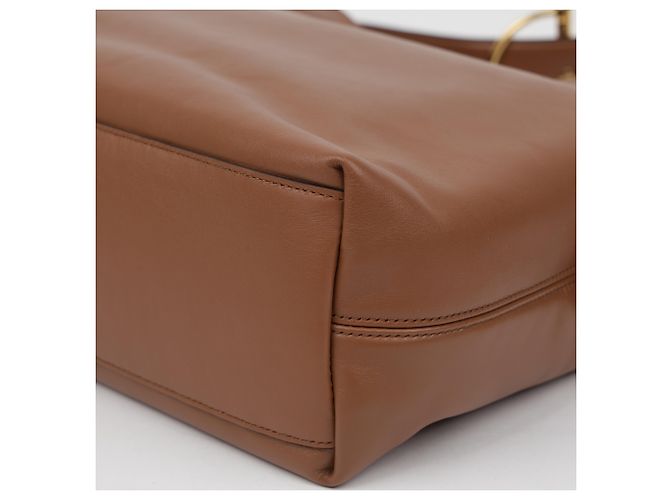 Gucci Borsa Tote Beatrice Medium Camel - vista 11