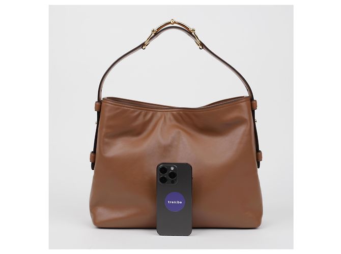 Gucci Borsa Tote Beatrice Medium Camel - vista 12