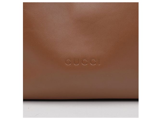 Gucci Borsa Tote Beatrice Medium Camel - vista 3