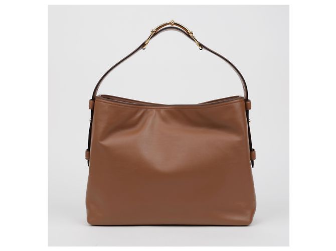 Gucci Borsa Tote Beatrice Medium Camel - vista 4