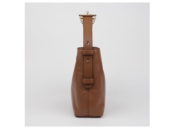 Gucci Borsa Tote Beatrice Medium Camel - vista 5