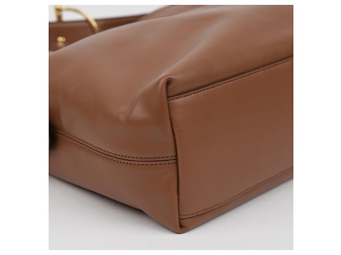 Gucci Borsa Tote Beatrice Medium Camel - vista 8