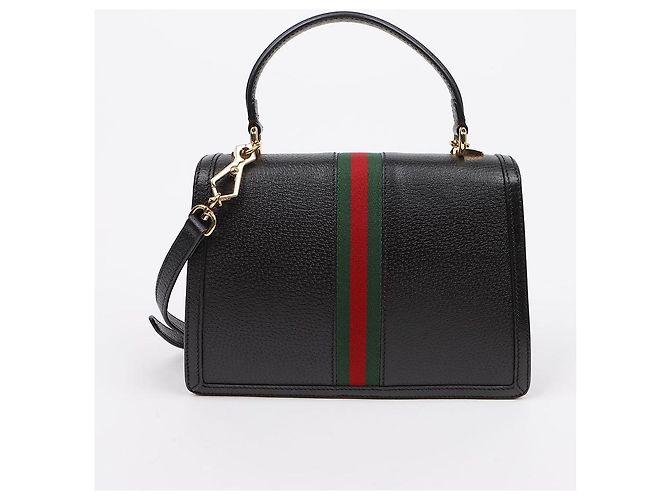 Gucci Bolso de Hombro y Asa Superior Ophidia Pequeño Negro - vista 4