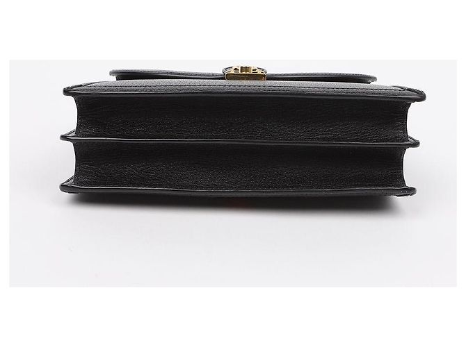 Gucci Bolso de Hombro y Asa Superior Ophidia Pequeño Negro - vista 6