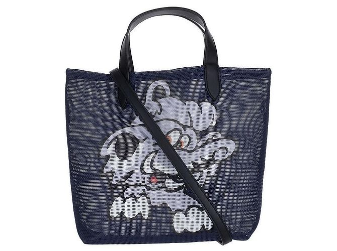 Kenzo Petit sac cabas en mesh VERDY Elephant - vue 3