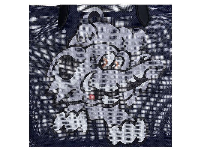 Kenzo Petit sac cabas en mesh VERDY Elephant - vue 8