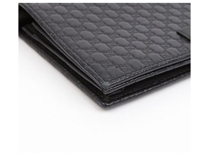 Gucci Borsa a Tracolla Mini Leather Microshima Nera - vista 8