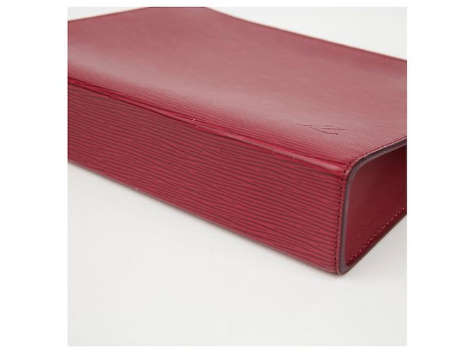Louis Vuitton Necessaire in pelle Epi Fuchsia - vista 11