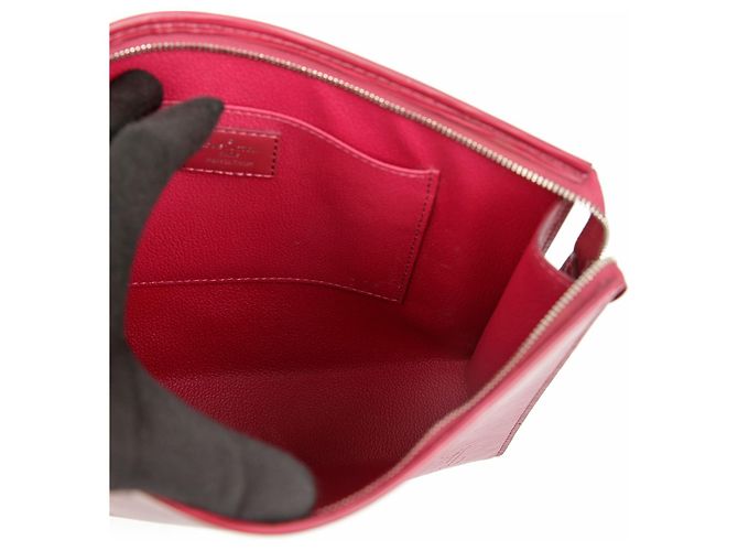 Louis Vuitton Necessaire in pelle Epi Fuchsia - vista 14