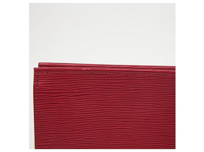Louis Vuitton Necessaire in pelle Epi Fuchsia - vista 4