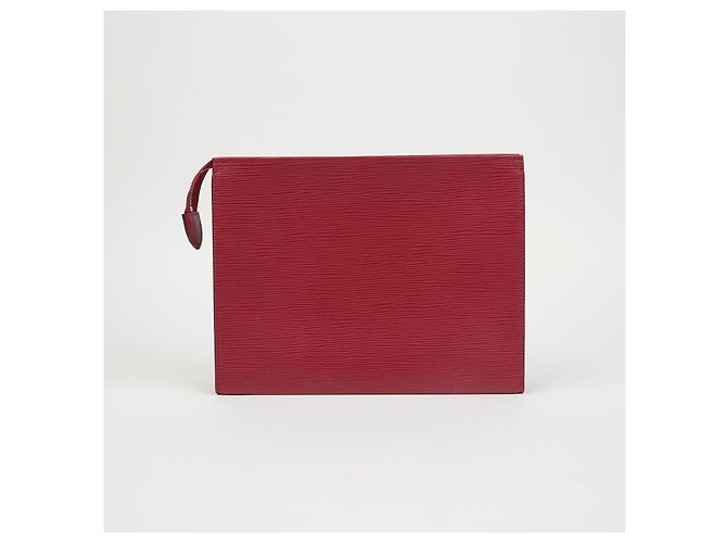 Louis Vuitton Necessaire in pelle Epi Fuchsia - vista 7