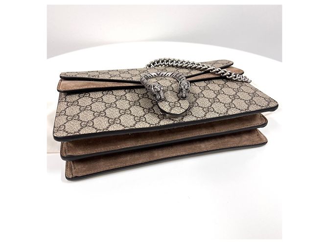 Gucci Borsa a tracolla Dionysus GG Supreme con catena - vista 12