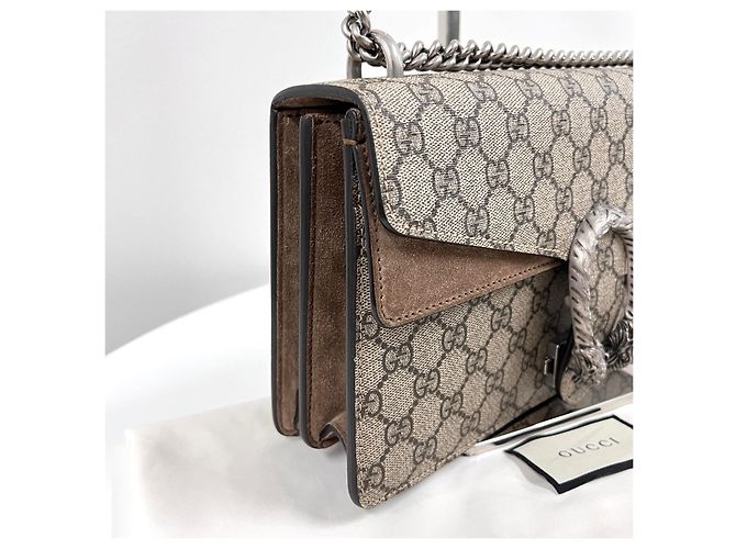 Gucci Borsa a tracolla Dionysus GG Supreme con catena - vista 9