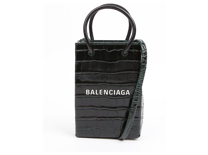 Balenciaga Mini Borsa a Tracolla Porta Cellulare - vista 2