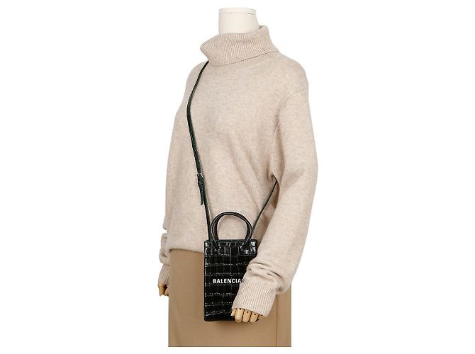 Balenciaga Mini Borsa a Tracolla Porta Cellulare - vista 9
