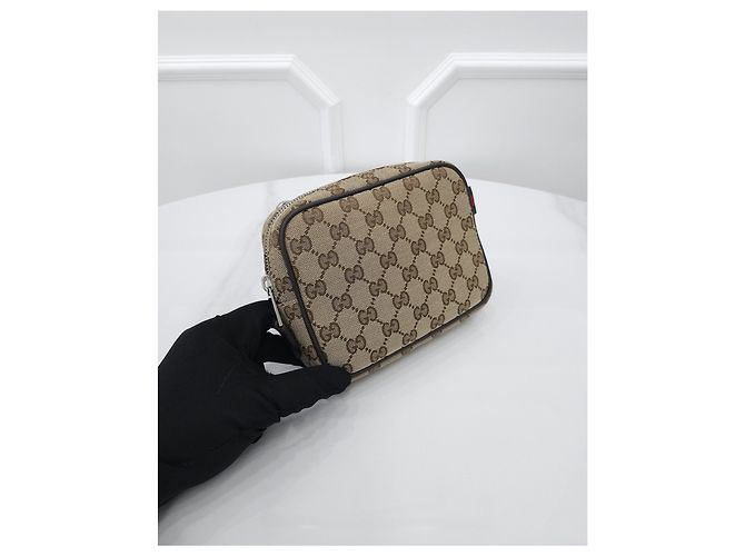 Gucci Borsa a Tracolla Mini GG Canvas - vista 2