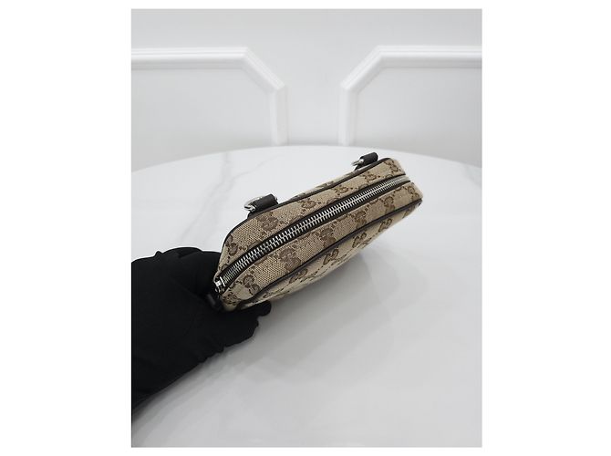 Gucci Borsa a Tracolla Mini GG Canvas - vista 4