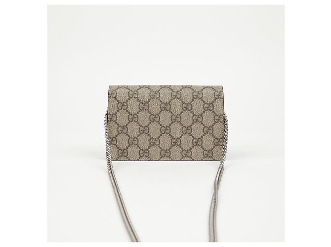 Gucci Borsa a catena Super Mini Dionysus GG Supreme Sand - vista 2