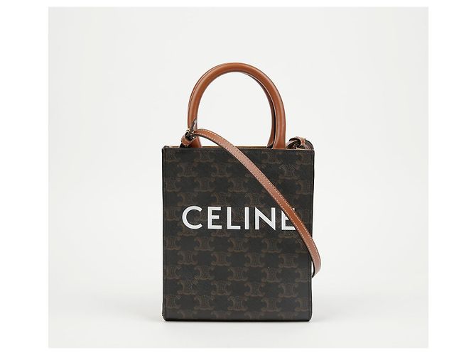 Céline Vertical Cabas Mini Schultertasche - Ansicht 2