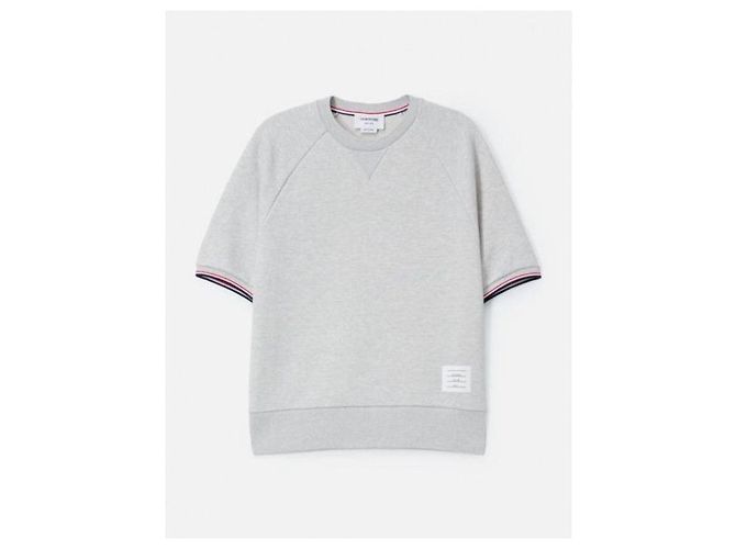 Thom Browne Pullover de manga curta em piqué de algodão loopback - vista 4