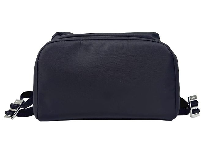 Prada Nylon Triangle Logo Tessuto Backpack Black - view 7