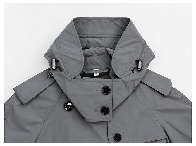 Burberry Gabardina Amberford Gris - vista 16