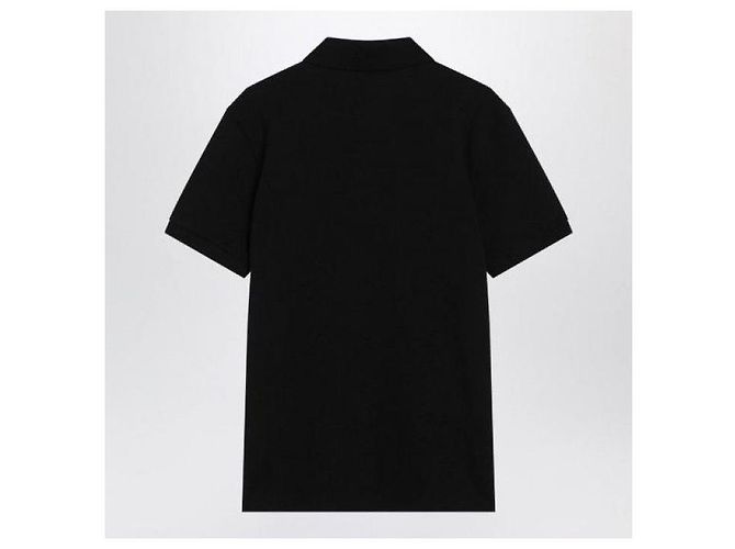 Moncler Logo-Baumwollpique-Poloshirt - Ansicht 5
