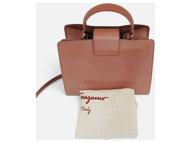 Salvatore Ferragamo Borsa Gancini Teah Small Top Handle - vista 2