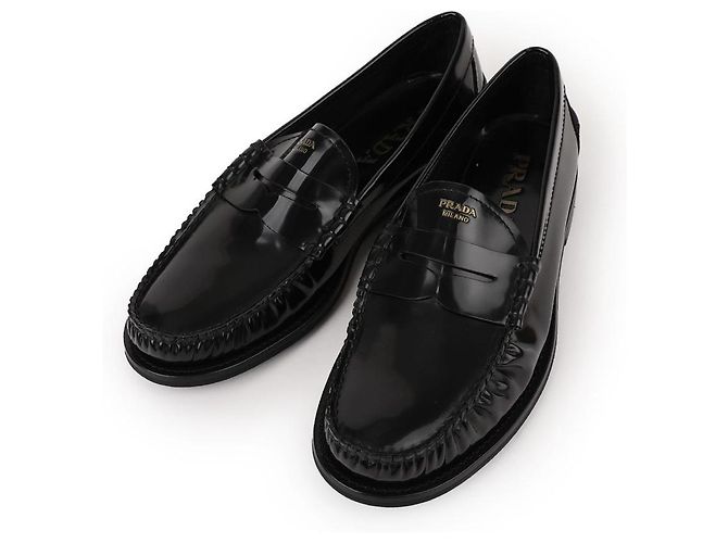 Prada Mocassini in pelle spazzolata da uomo - vista 3