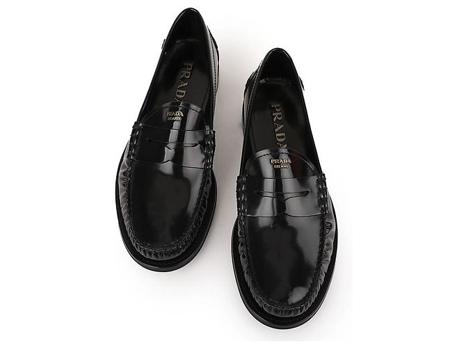 Prada Mocassini in pelle spazzolata da uomo - vista 4