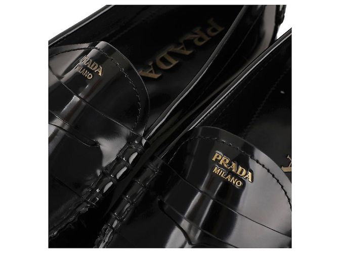 Prada Mocassini in pelle spazzolata da uomo - vista 9