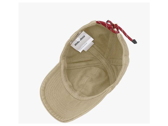Miu Miu Denim-Baseballkappe mit gesticktem Logo - Ansicht 8