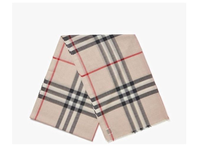 Burberry Bufanda de lana y seda a cuadros - vista 5