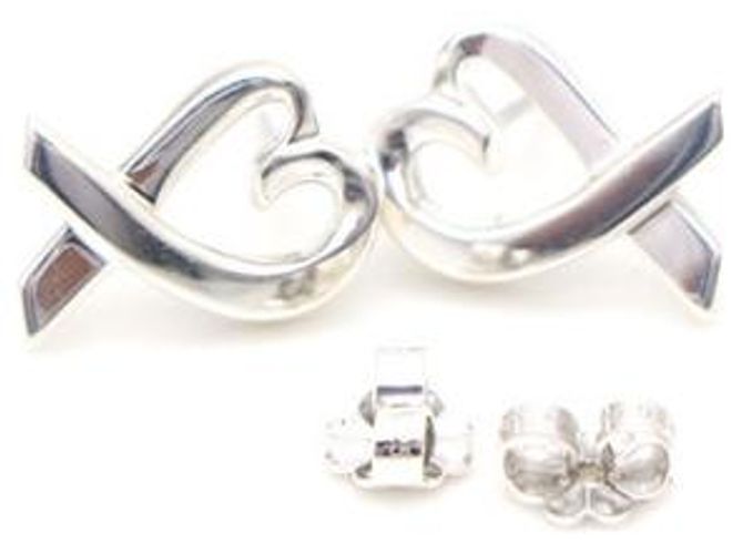 Tiffany & Co Orecchini Paloma Picasso Loving Heart Silver - vista 10