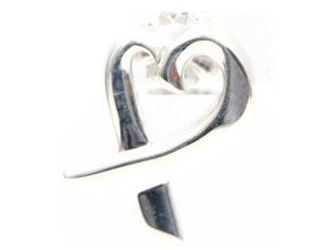 Tiffany & Co Orecchini Paloma Picasso Loving Heart Silver - vista 3