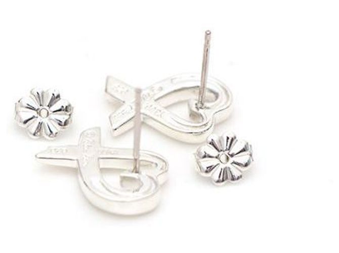 Tiffany & Co Orecchini Paloma Picasso Loving Heart Silver - vista 5