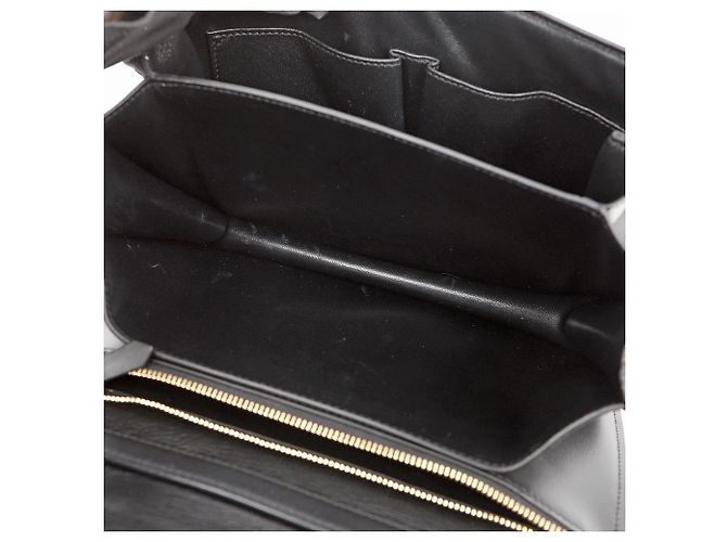 Céline Borsa a tracolla Classic Box Medium in pelle Nero - vista 10