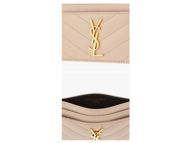 Autre Marque Tarjetero Cassandra Monogram Matelassé Gold-tone - vista 8