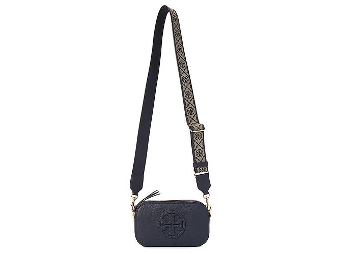 Borsa a tracolla Miller Tory Burch in pelle blu navy - vista 8
