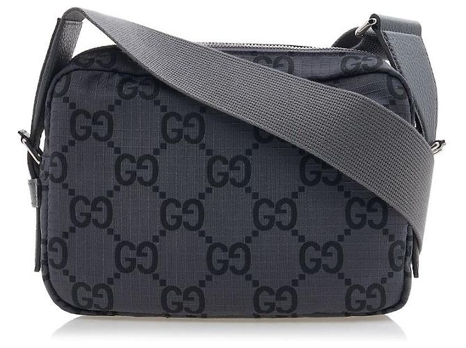 Gucci Borsa a tracolla Medium GG in poliestere - vista 3