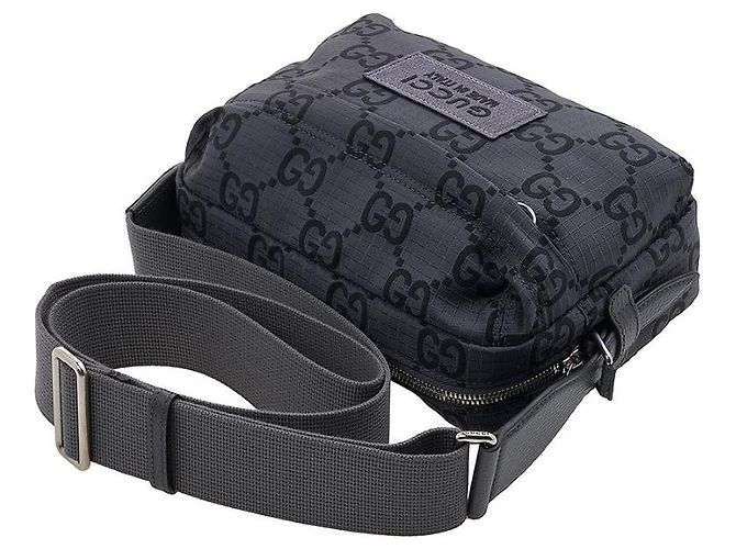 Gucci Borsa a tracolla Medium GG in poliestere - vista 4