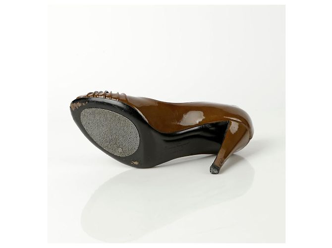 Salvatore Ferragamo Open Toe Pumps Absatzgröße - Ansicht 10