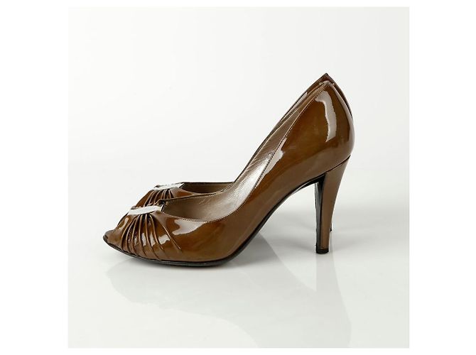 Salvatore Ferragamo Open Toe Pumps Absatzgröße - Ansicht 5