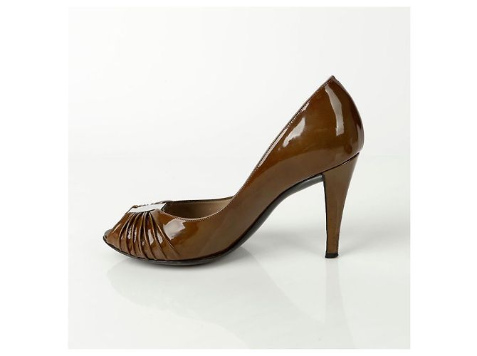 Salvatore Ferragamo Open Toe Pumps Absatzgröße - Ansicht 8