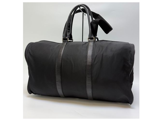 Prada Bolsa Boston de Nylon Bolsa de Viagem - vista 10