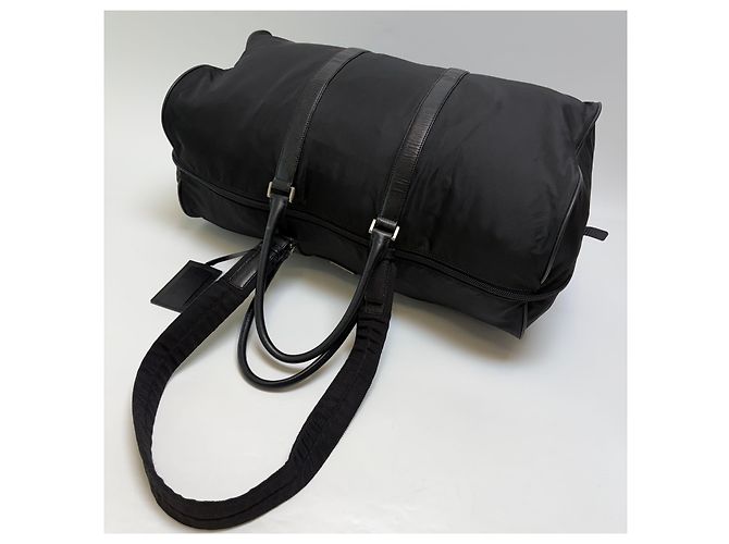 Prada Bolsa Boston de Nylon Bolsa de Viagem - vista 14