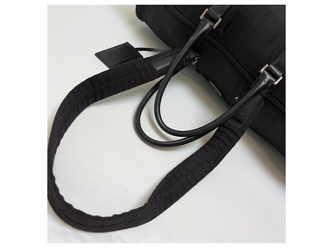 Prada Bolsa Boston de Nylon Bolsa de Viagem - vista 15