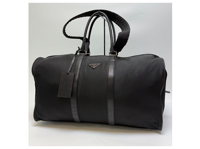 Prada Bolsa Boston de Nylon Bolsa de Viagem - vista 3