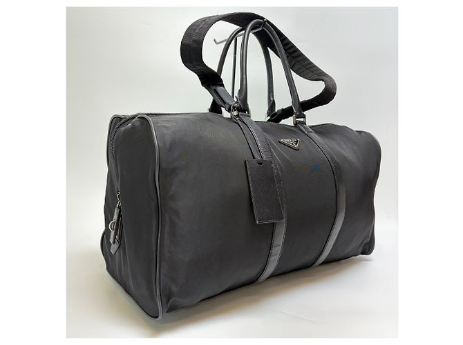 Prada Bolsa Boston de Nylon Bolsa de Viagem - vista 5